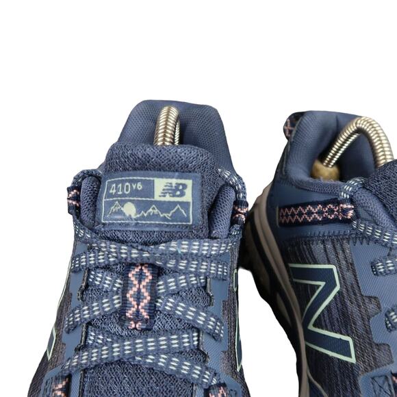 New Balance Shoe Women 7.5 Athletic Trail Running Sneaker All Terrain 410v6 Blue - Picture 6 of 16